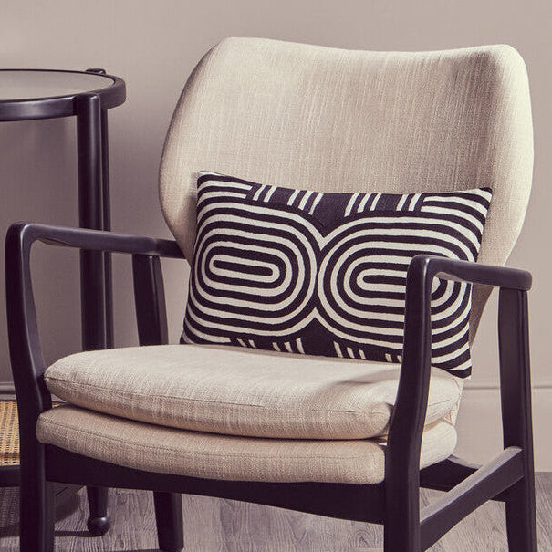 Bosie Ozella Black And White Cushion - Image 2