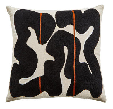 Bosie Ozella Black And Beige Cushion - Image 1
