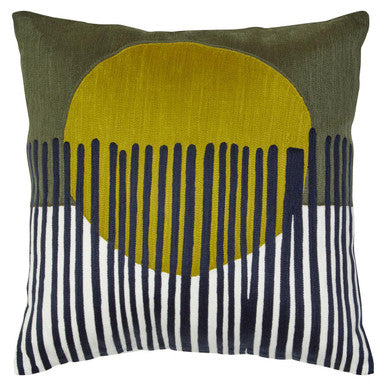 Bosie Ozella Green And White Cushion - Image 1