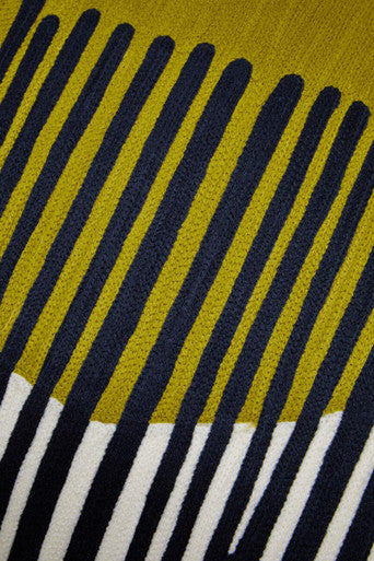 Bosie Ozella Green And White Cushion