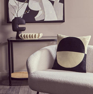 Bosie Ozella Cream And Black Cushion - Image 2