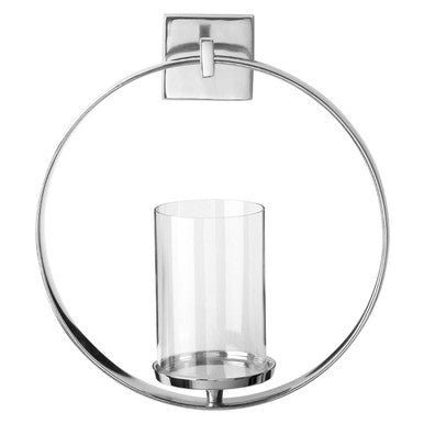 Cirqua Silver Finish Wall Sconce