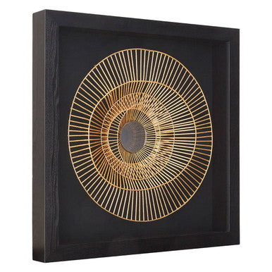 Modello Gold And Black Wall Art