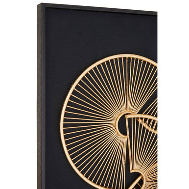 Modello Metal Fan Framed Wall Art