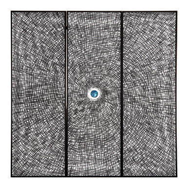 Modello Wood Carving And Circle Wall Art