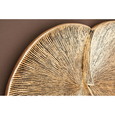 Modello Gold Finish Wood Panel Wall Art