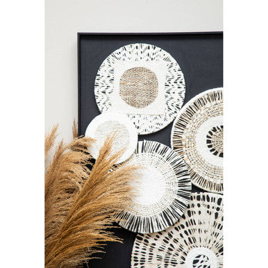 Modello Natural And black Paper Design Wall Art