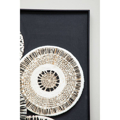 Modello Natural And black Paper Design Wall Art