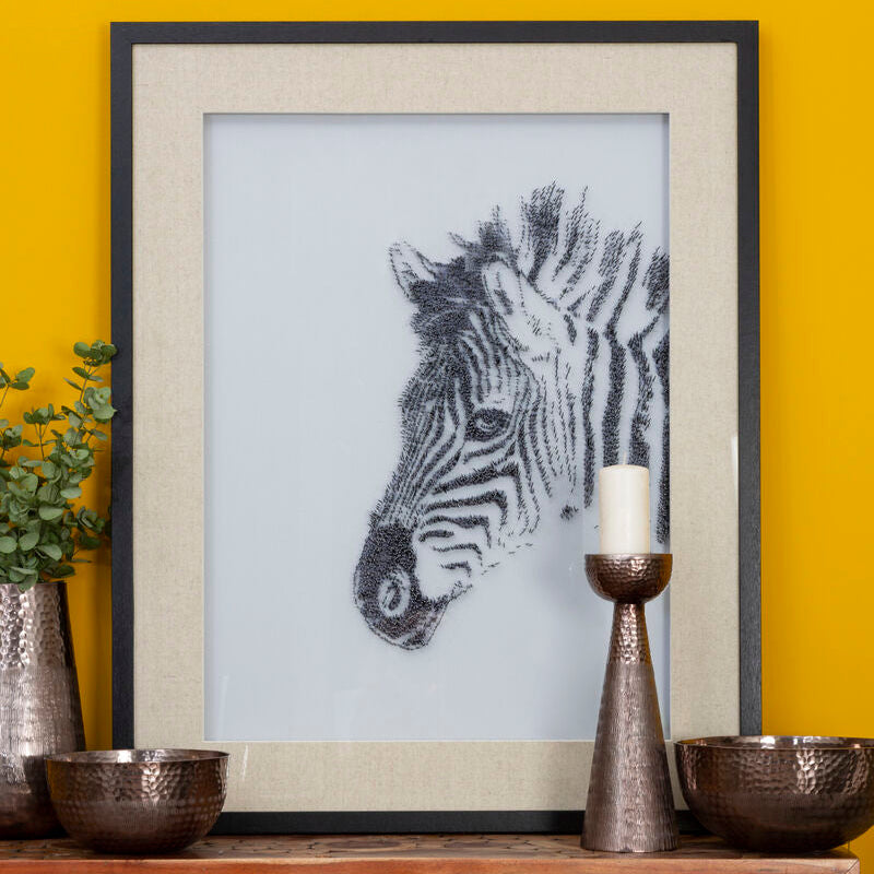 Modello Zebra Sculpture Wall Art - Image 1