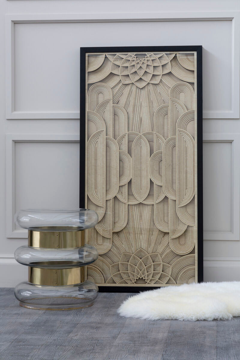 Modello Deco Wood Carving Wall Art - Image 1