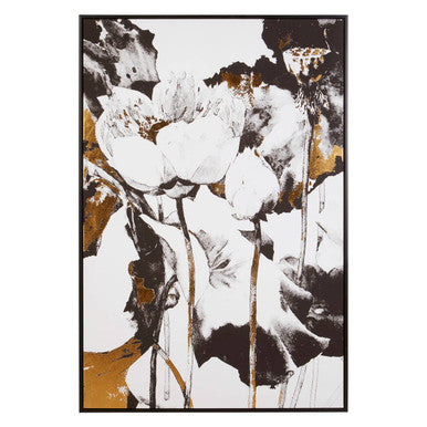 Astratto Floral and Metallic Wall Art - Image 2