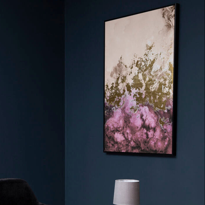 Astratto Cream And Mauve Wall Art - Image 1