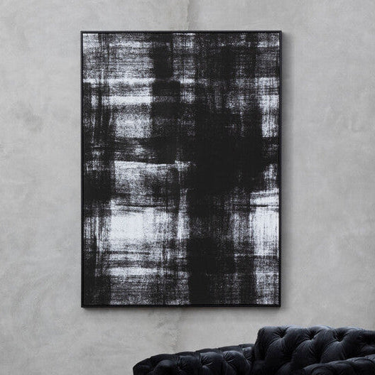 Astratto Black And White Classic Wall Art - Image 1