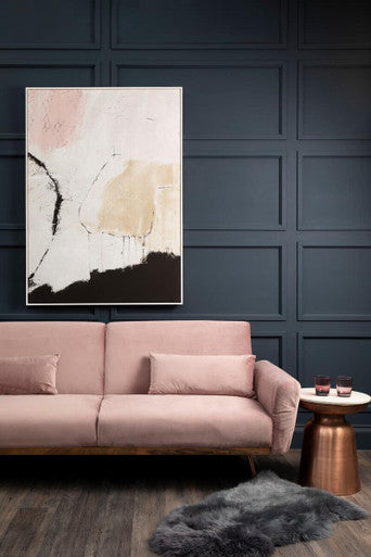 Astratto Natural Pink And Classic Wall Art