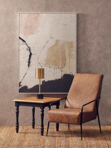 Astratto Natural Pink And Classic Wall Art