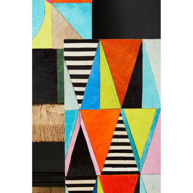 Safira Genuine Leather Multicolour Wall Art