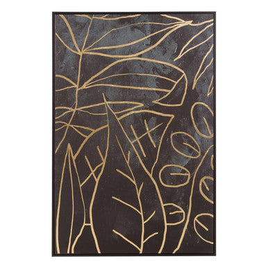 Astratto Canvas Black and Gold Wall Art - Image 2