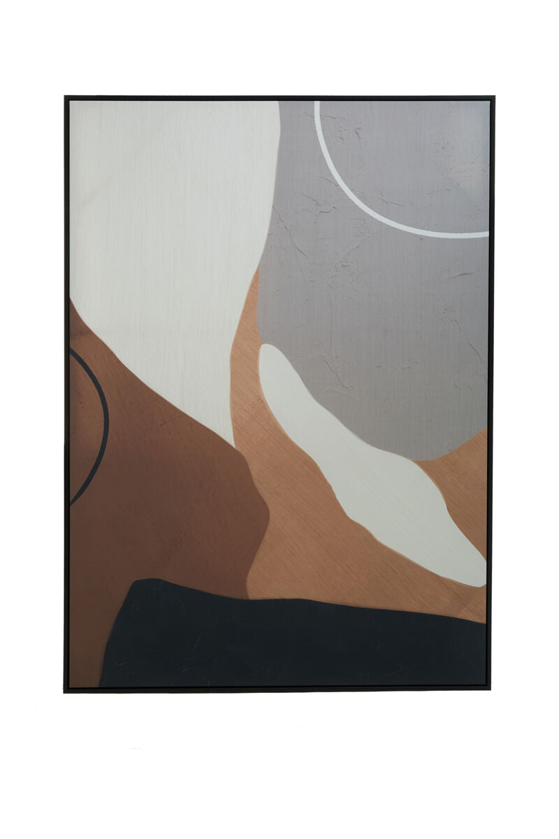 Astratto Neutral Abstract Canvas Wall Art - Image 2