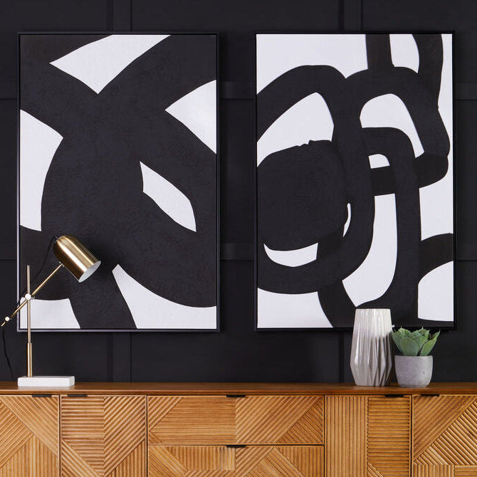 Astratto Set Of Two Abstract Wall Art - Image 1