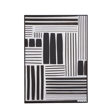 Astratto Retro Grace Stripes Wall Art - Image 1