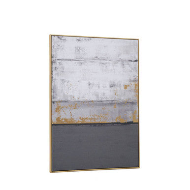 Astratto Grey and Gold Foil Wall Art - Image 5