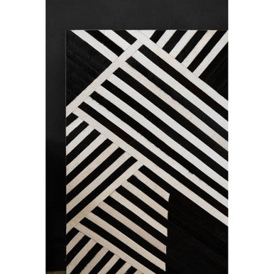 Safira Black And White Abstract Wall Art