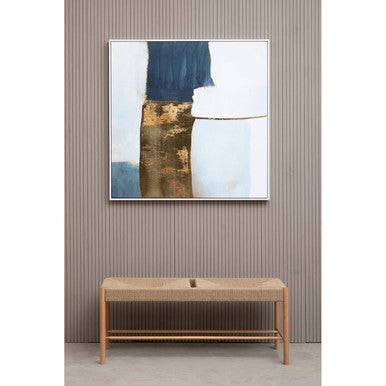 Astratto Blue And Gold Foil Wall Art - Image 4