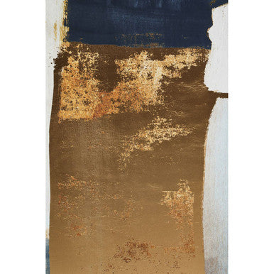 Astratto Blue And Gold Foil Wall Art - Image 9