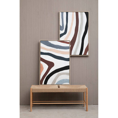 Astratto Set Of Two Multi Coloured Wall Art