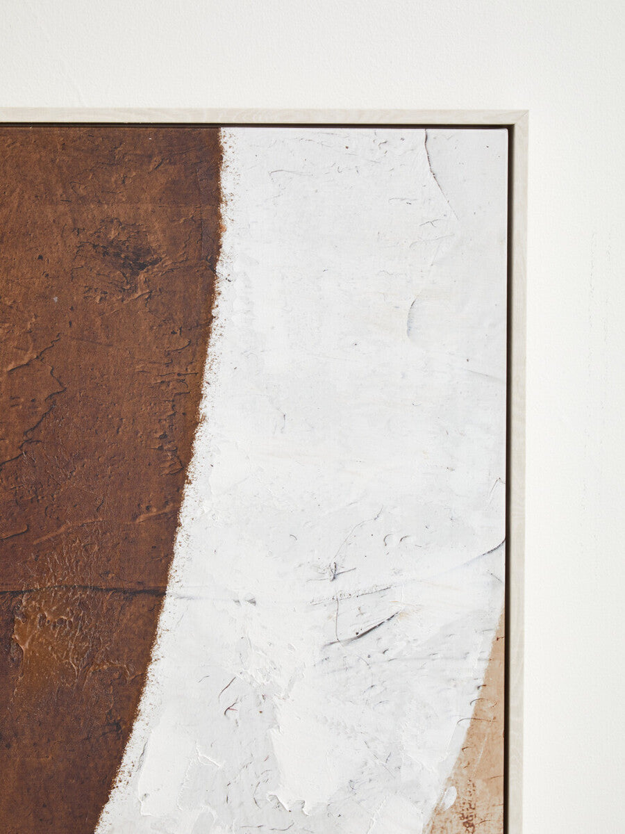 Astratto Brown and Natural Textured Wall Art