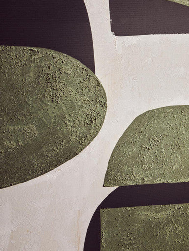 Astratto Green Textured Abstract Wall Art - Image 9