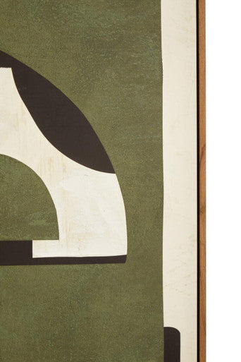 Astratto Green Textured Abstract Wall Art