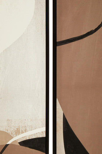 Astratto Set Of 2 Multi Colour Textured Wall Art