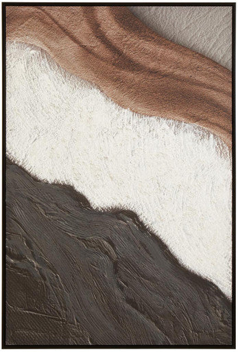 Astratto Earthy Tones Textured Wall Art - Image 2