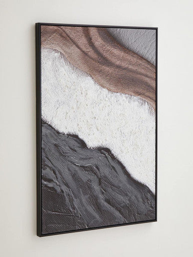Astratto Earthy Tones Textured Wall Art - Image 4