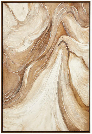 Astratto Neutral Abstract Textured Wall Art - Image 2