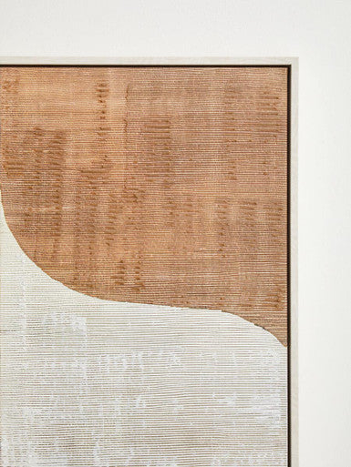 Astratto Neutral Abstract Textured Canvas Wall Art