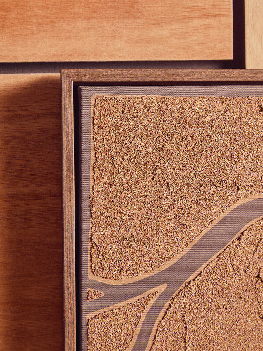 Astratto Set Of 2 Brown and Black Textured Wall Art - Image 10