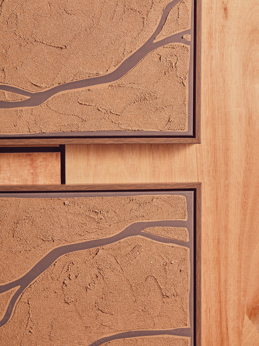 Astratto Set Of 2 Brown and Black Textured Wall Art - Image 9