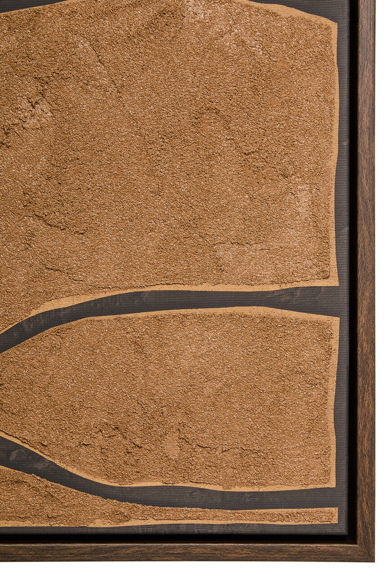 Astratto Set Of 2 Brown and Black Textured Wall Art