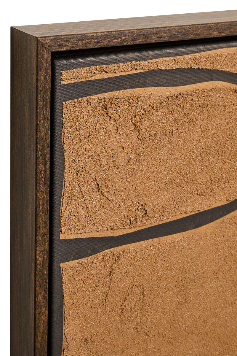 Astratto Set Of 2 Brown and Black Textured Wall Art - Image 15