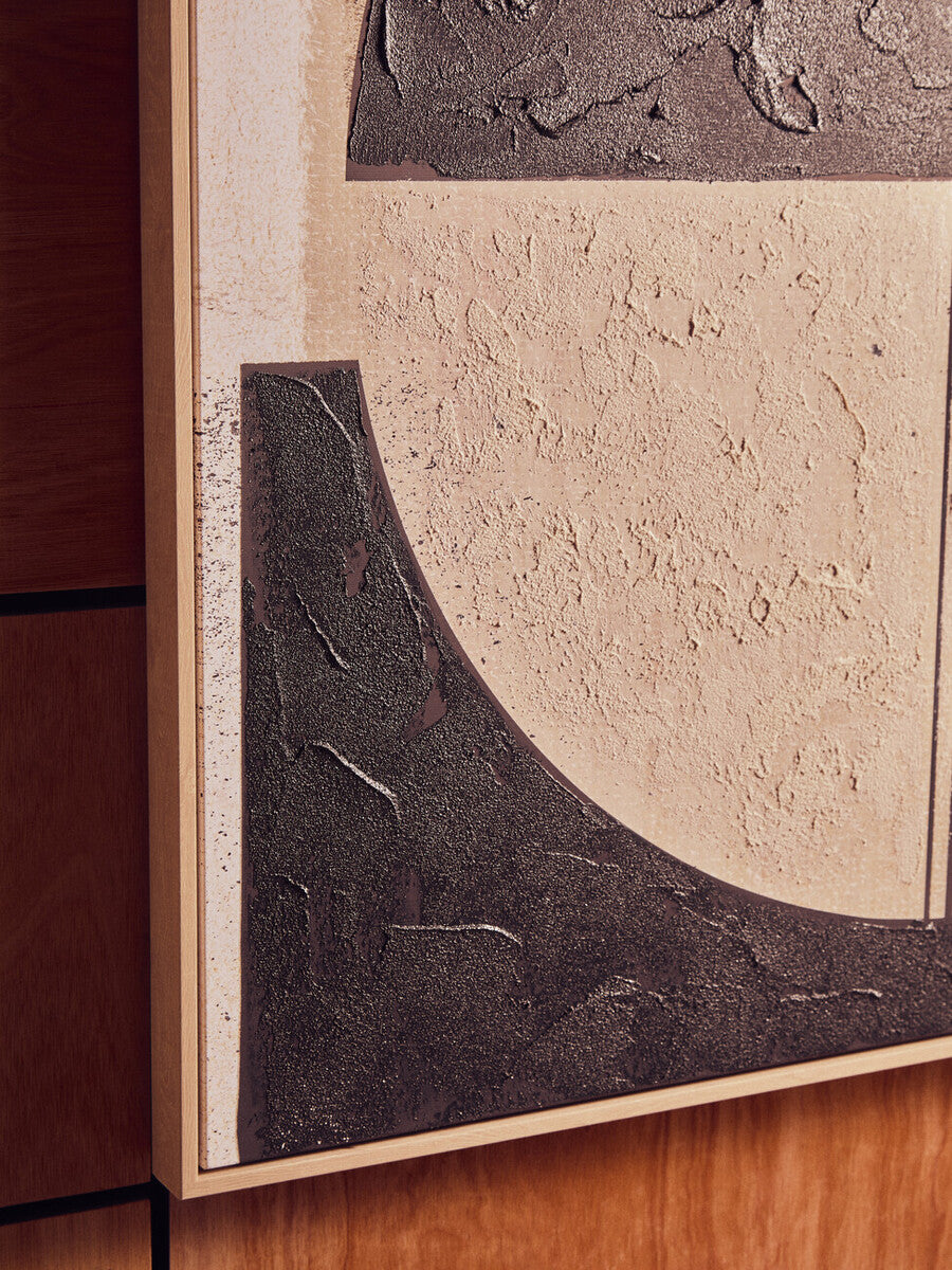 Astratto Black and Cream Wall Art