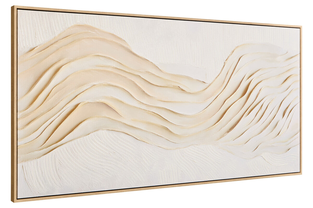 Astratto Cream Textured Wall Art - Image 7