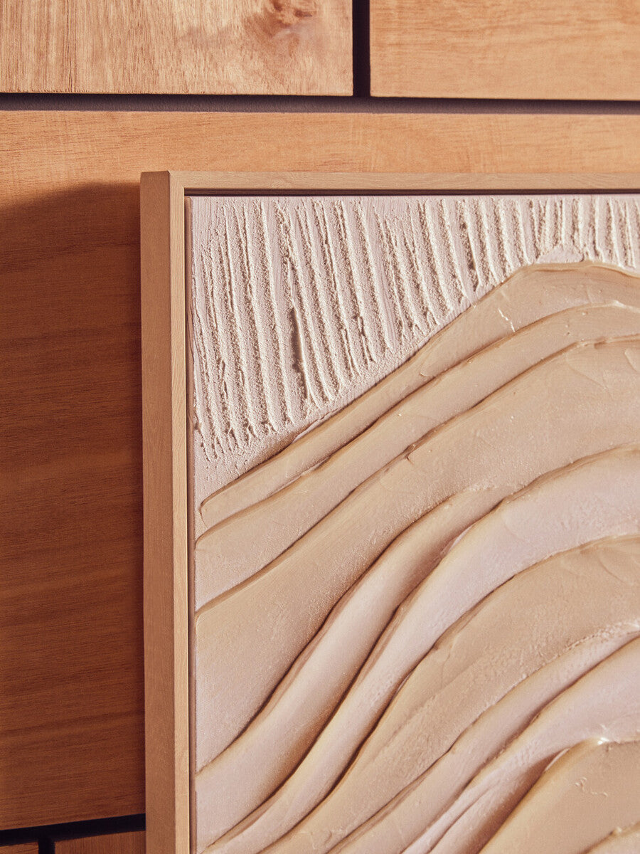 Astratto Cream Textured Wall Art