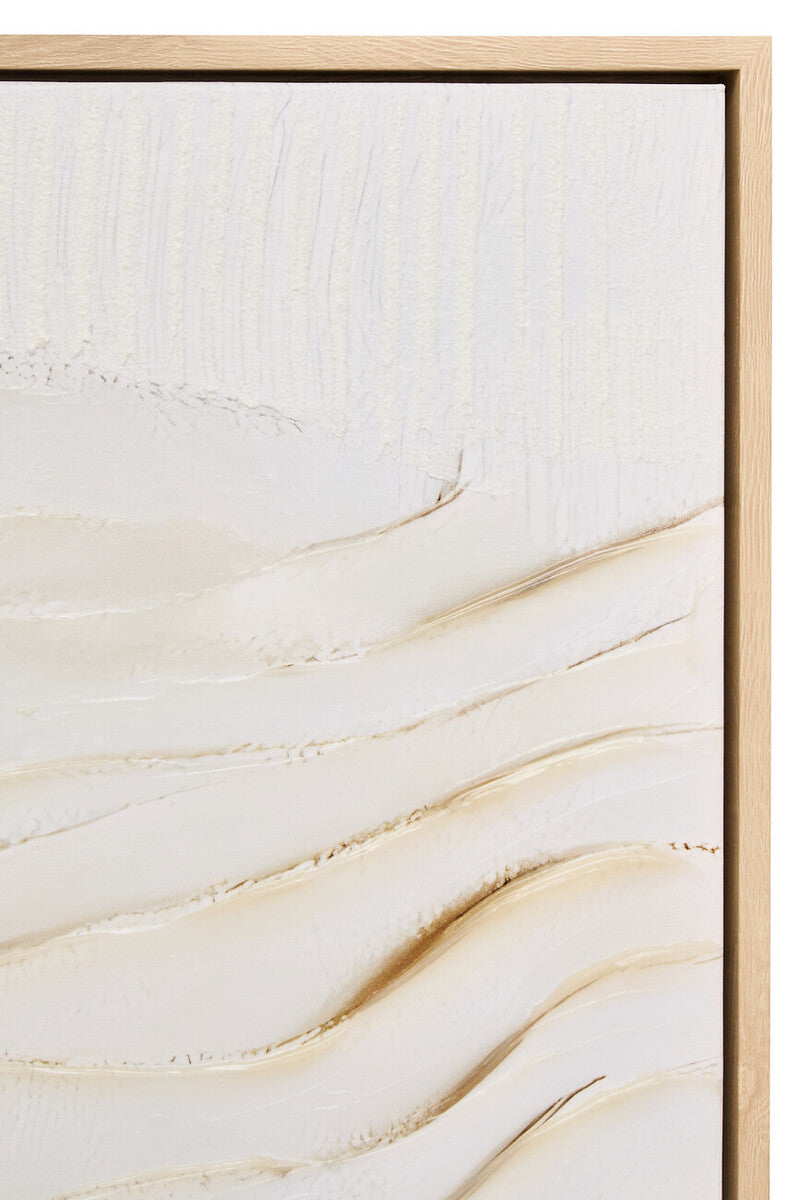 Astratto Cream Textured Wall Art - Image 8