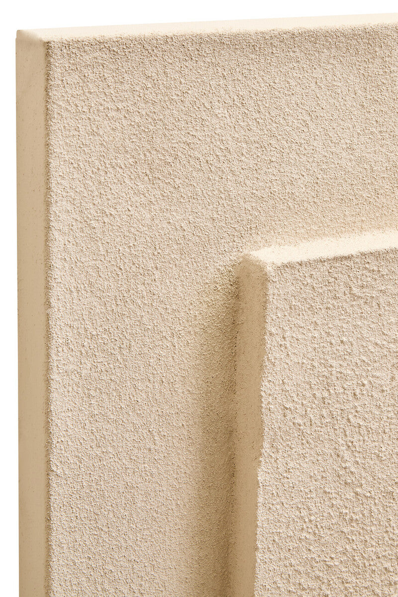 Astratto 3D Cream Wall Art