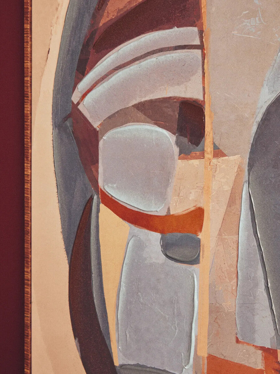 Astratto Textured Abstract Face Wall Art