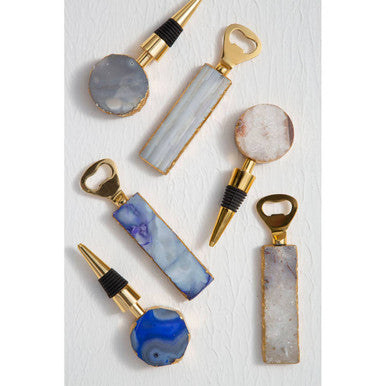 Bowerbird Agata Natural Bottle Opener And Stopper Set - Image 6