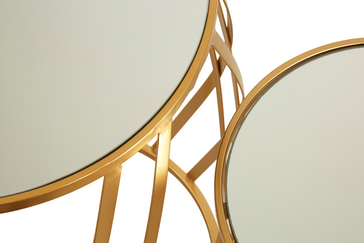 Avantis Set Of 2 Cross Design Side Tables
