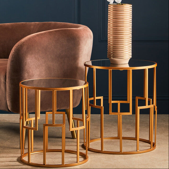 Avantis Set Of 2 Round Side Tables - Image 1